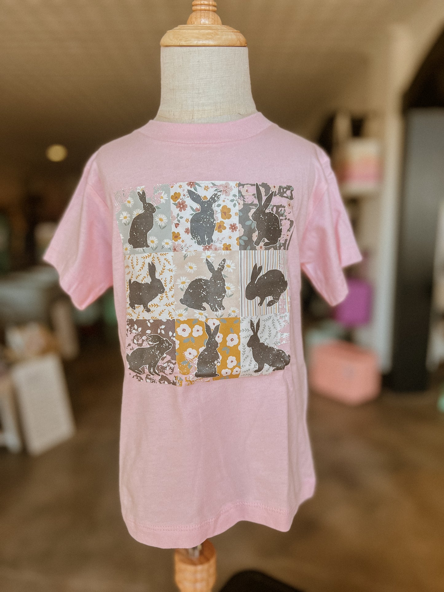 Kids Floral Bunny Tee