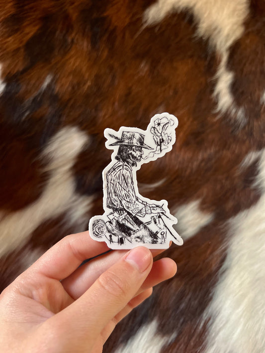 Cowpoke Cowboy Sticker