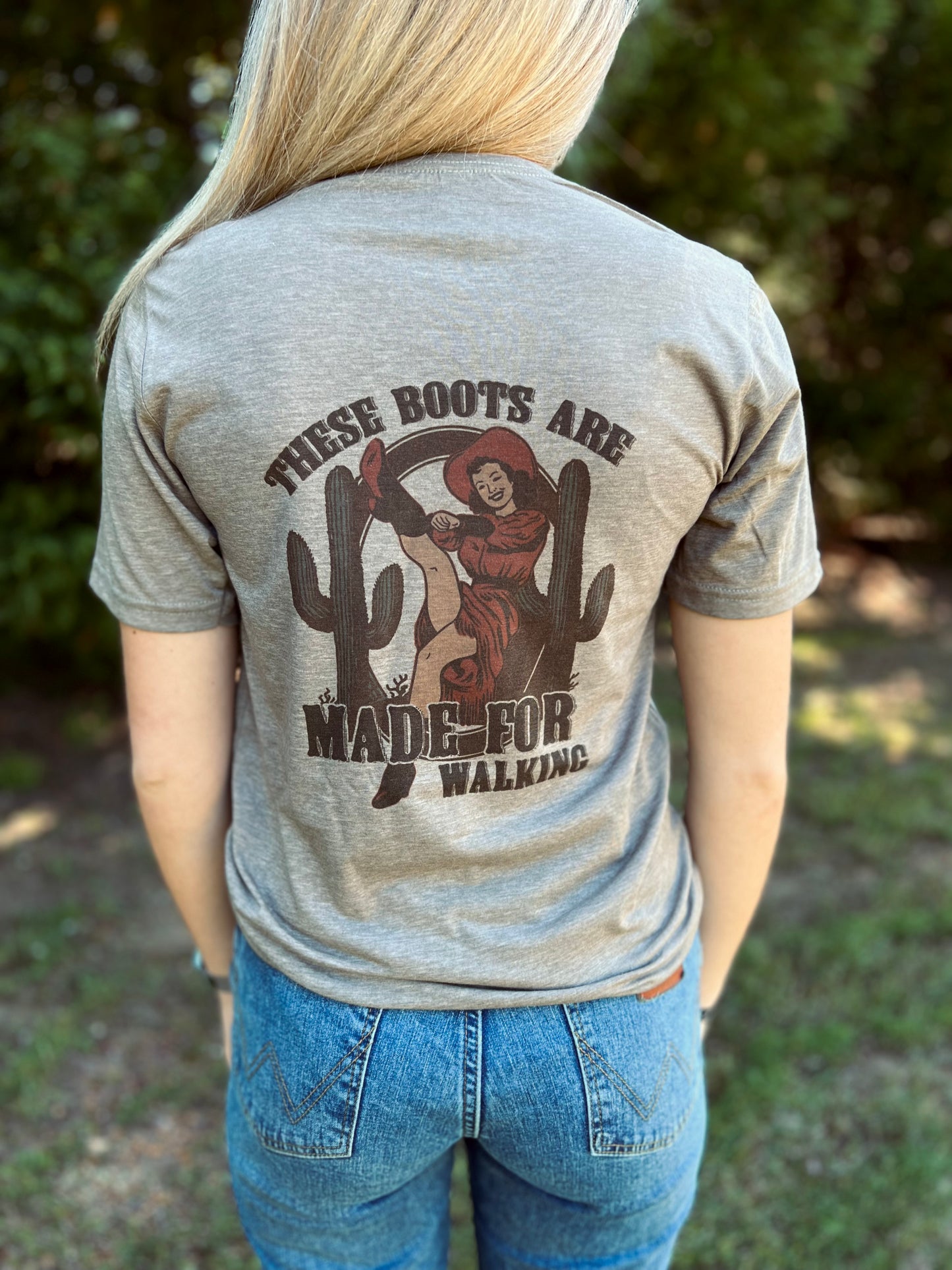 These Boots Are Made For Walking T-shirt