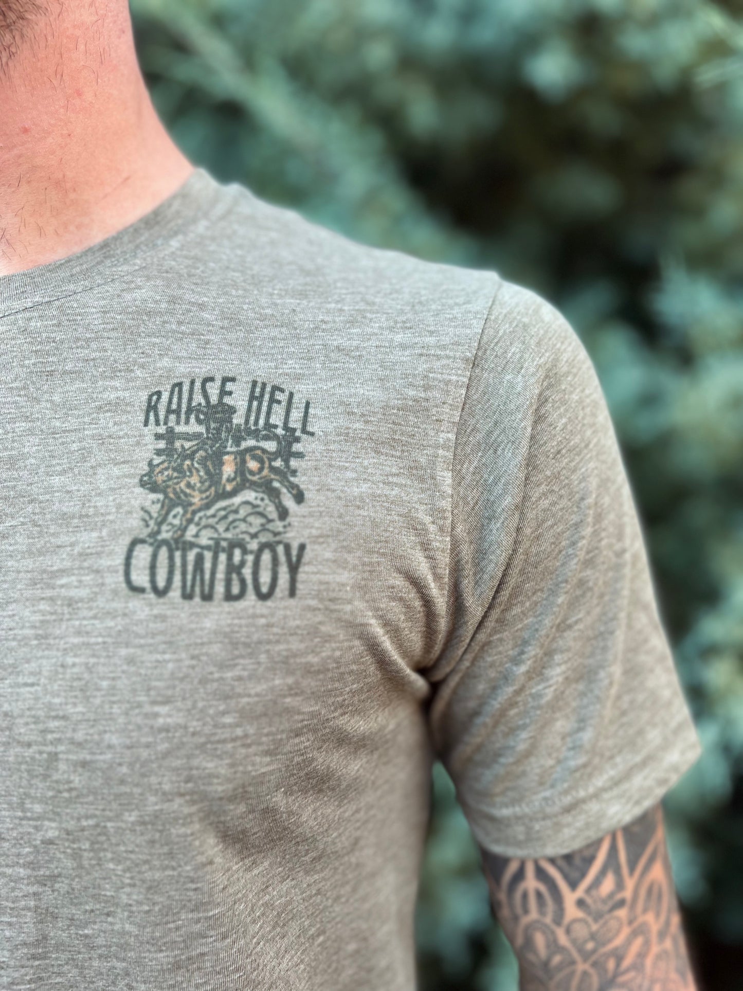 Raise Hell Cowboy T-shirt