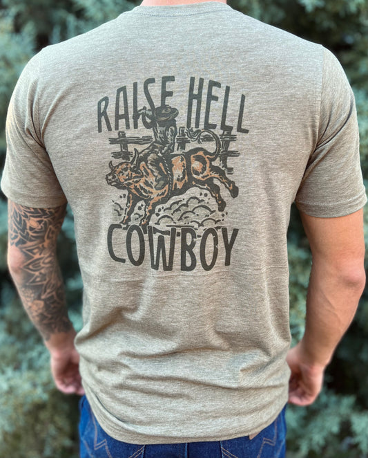 Raise Hell Cowboy T-shirt