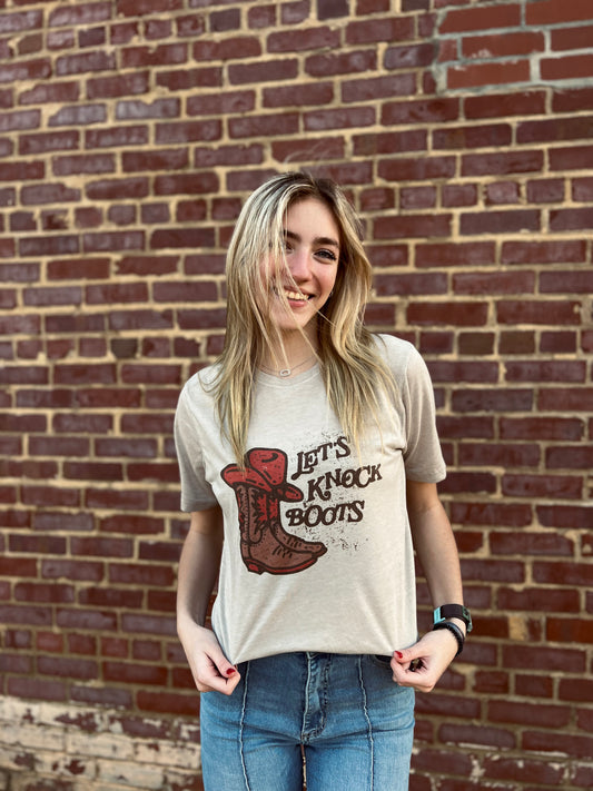 Let’s Knock Boots T-shirt